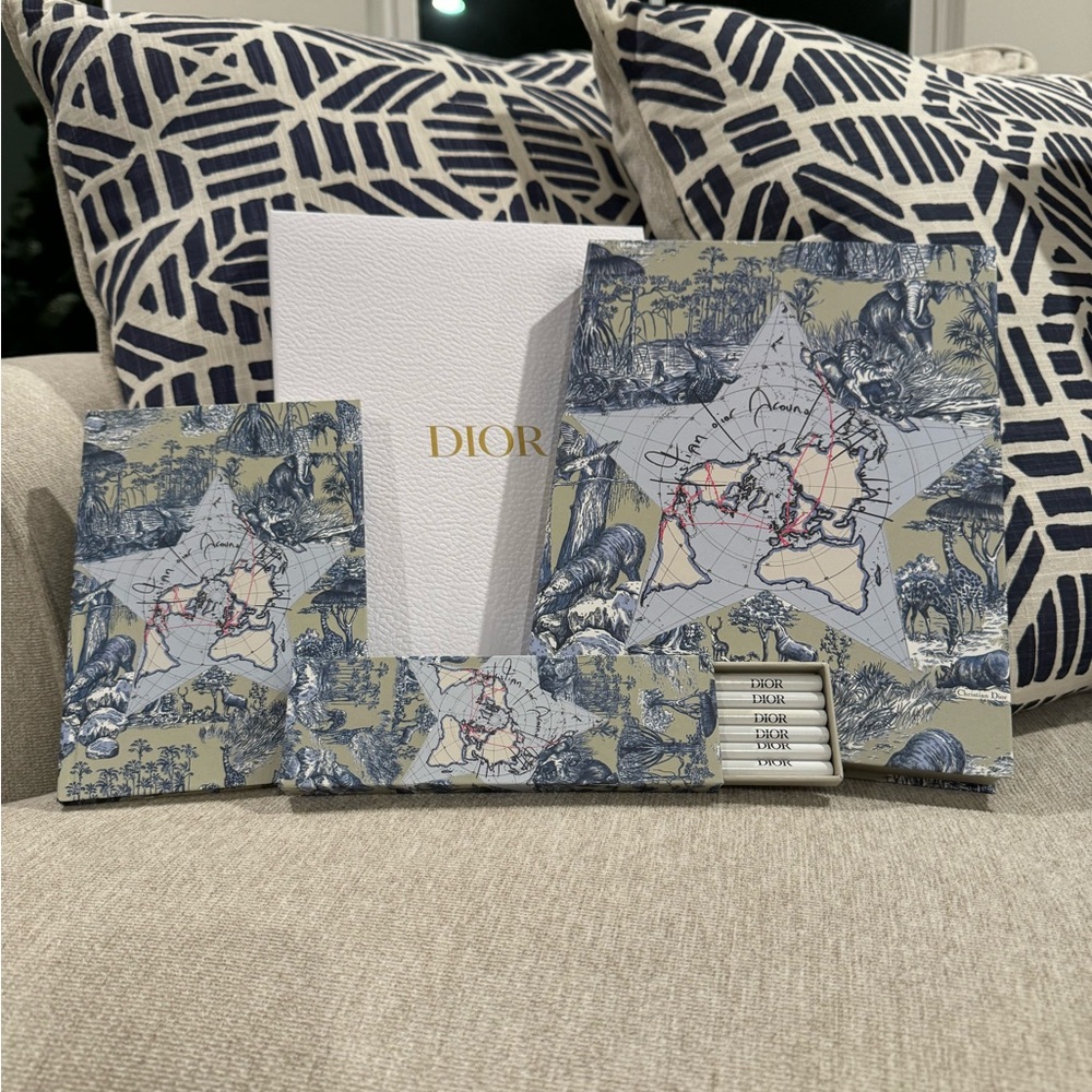 Dior Exclusive Around the World Journal Set Dior Notebook Dior Pencils